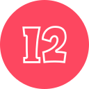 numero 12 icon