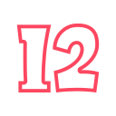 numero 12 icon