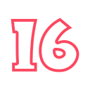 número 16 icon