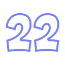 número 22 icon