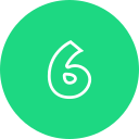 número 6 icon