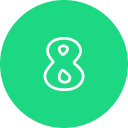 numero 8 icon