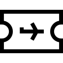 billete de avión icon