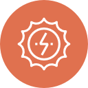 energía solar icon