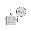 robot de chat icon