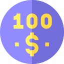 100 dolares icon