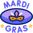 mardi gras animated icon