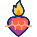 Sacred heart icon