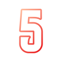 número 5 icon