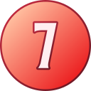 numero 7 icon