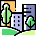 paisaje urbano icon