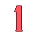 numero 1 icon