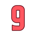 número 9 icon