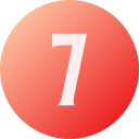 numero 7 icon