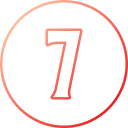 numero 7 icon