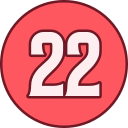 22 