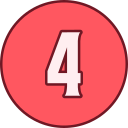 número 4 icon