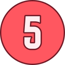 número 5 icon