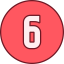 número 6 icon