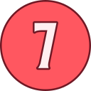 numero 7 icon