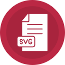 formato de archivo svg icon