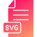 formato de archivo svg icon