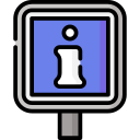 señal de información icon