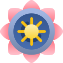 flor asiática icon