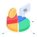 gráfico circular icon