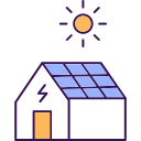 casa solar icon