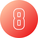 numero 8 icon