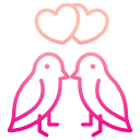 pájaro del amor icon