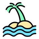 isla tropical icon