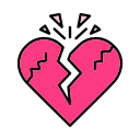 corazón roto icon