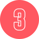 numero 3 icon