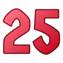 número 25