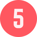 número 5 icon