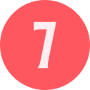 numero 7 icon