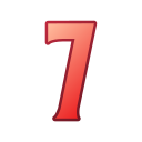 numero 7 icon