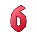 número 6 icon