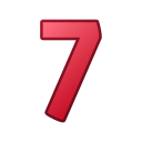 numero 7 icon