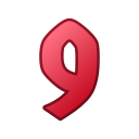 número 9 icon