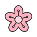 flor de cerezo icon