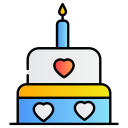 pastel de boda icon