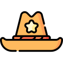 sombrero de vaquero icon