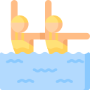 natación sincronizada icon