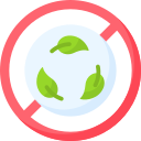 no biodegradable icon