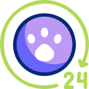 24 horas animated icon