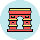 arco del triunfo icon