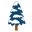 árbol congelado icon